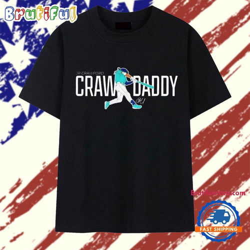J.P. Crawford Crawdaddy Seattle Mariners Signature T Shirt