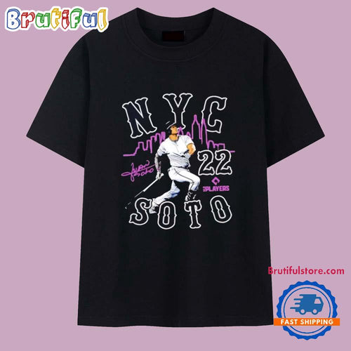 Juan Soto city connect run signature New York Mets T Shirt