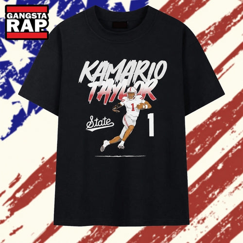 Kamario Taylor Mississippi State Bulldogs Number 1 T Shirt
