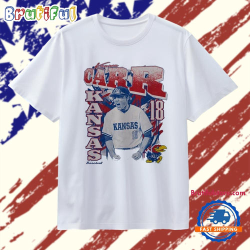 Kannon Carr Kansas Jayhawks Baseball 18 T Shirt