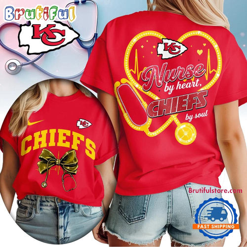 Kansas City Chiefs 2026 NFL Nurse By Heart Unisex 3D Shirt