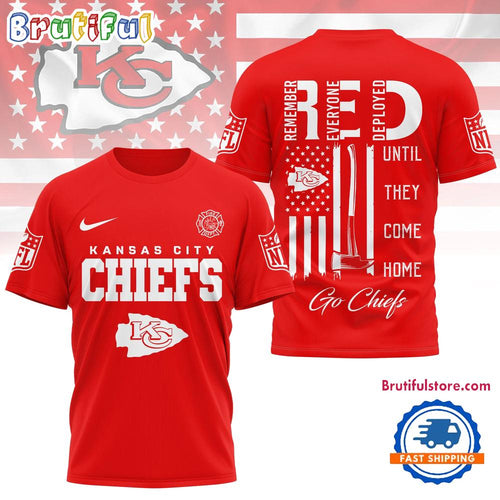 Kansas City Chiefs 2026 NFL Red Friday Firefighter Limited Edition 3D Shirt