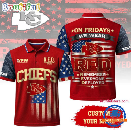Kansas City Chiefs 2026 NFL Red Friday Limited Edition Polo Shirt