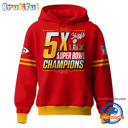 Kansas City Chiefs Back to Back to Back Super Bowl LIX Champions New Hoodie Shirt