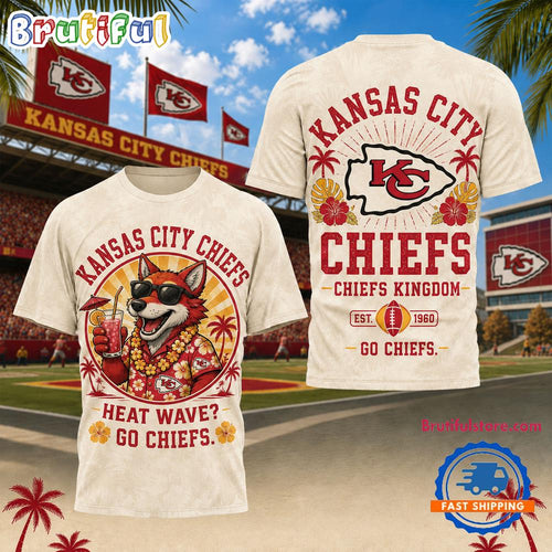 Kansas City Chiefs NFL Beach Vibes Summer Limited Edition 3D Shirt