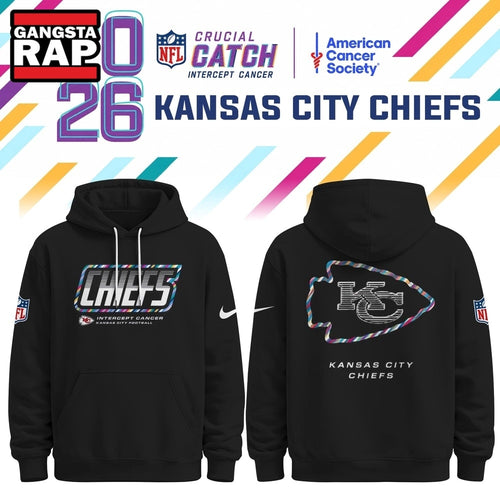 Kansas City Chiefs NFL Crucial Catch 2026 Limited Edition Black Hoodie Shirt, Football New Design Shirt