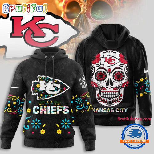Kansas City Chiefs NFL Dia de los Muertos Limited Editions Hoodie Shirt