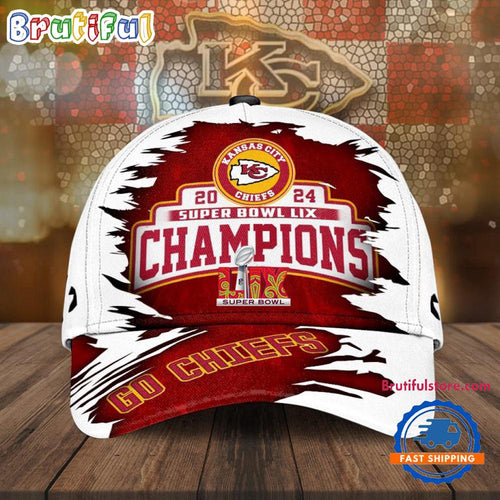 Kansas City Chiefs Super Bowl LIX 2025 Champions New Classic Cap