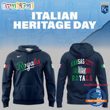 Kansas City Royals 2025 Italian Heritage Celebration Hoodie