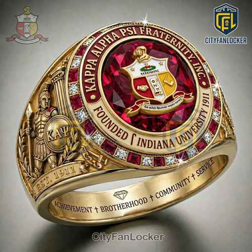 Kappa Alpha Psi Fraternity 1911 Indiana University Commemorative Ring