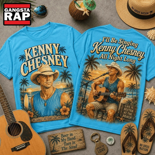 Kenny Chesney All Night Long 3D Graphic Shirt