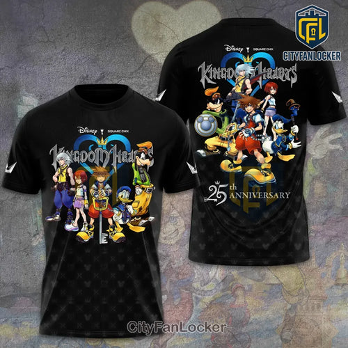Kingdom Hearts 25th Anniversary Characters T-Shirt