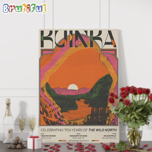 Kuinka The Band Celebrate 10 Years Of The Wild North Wall Art Poster Canvas