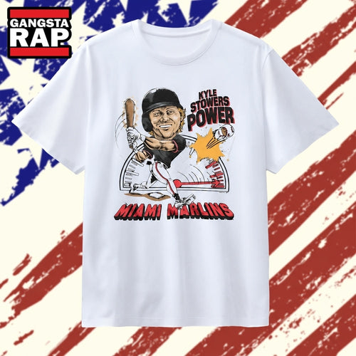 Kyle Stowers Power Miami Marlins MLB Baseball T Shirt