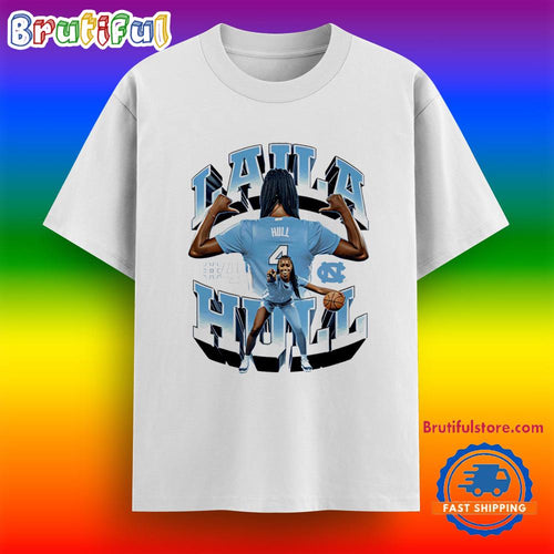 Laila Hull North Carolina Tar Heels Player Collage T Shirt