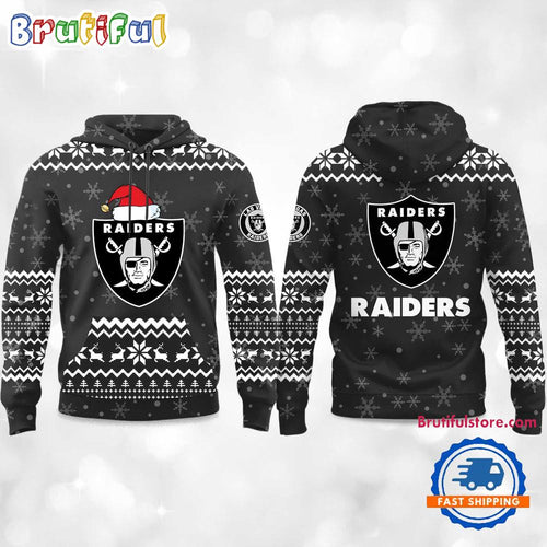 Las Vegas Raiders 2025 Reindeer Football Christmas New Hoodie Shirt