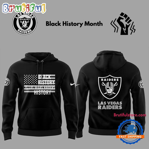 Las Vegas Raiders NFL 2025 Celebrate Black History Month 2025 Hoodie T-Shirt