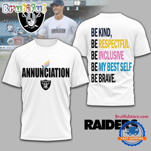 Las Vegas Raiders NFL Annunciation 2025 Unisex 3D Shirt