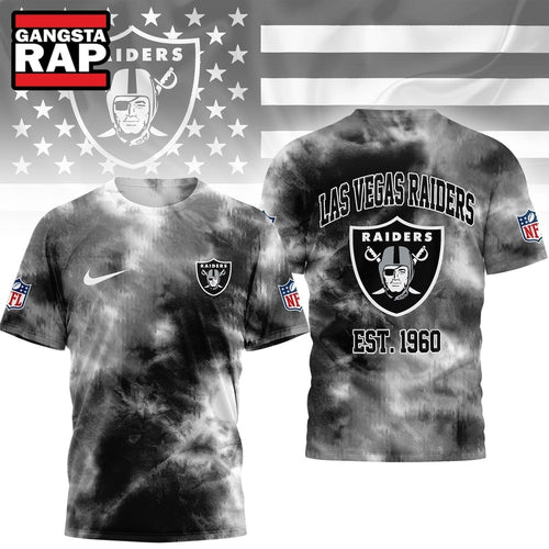 Las Vegas Raiders NFL Sunday Legends Tie Dye 3D Shirt, Football New Design Shirt