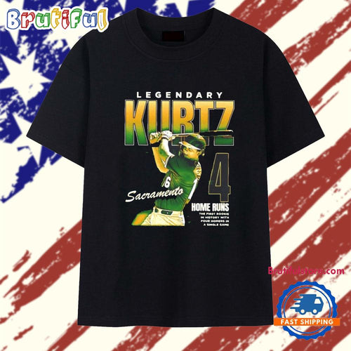 Legendary Nick Kurtz Sacramento Home Runs Retro T Shirt