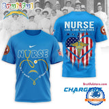 Los Angeles Chargers 2026 NFL Army Nurse Corps 125th Anniversary 3D Shirt