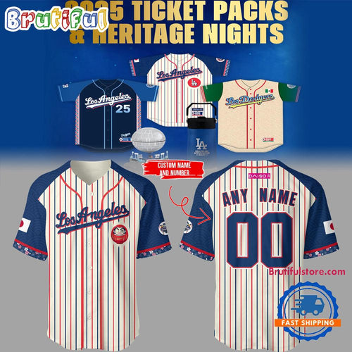 Los Angeles Dodger MLB Japanese Heritage Night 2025 Limited Custom Jersey Shirt
