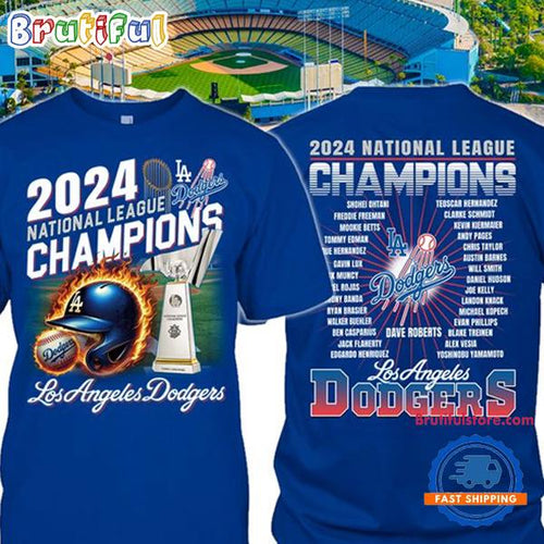 Los Angeles Dodgers 2024 National League Champions New T Shirt