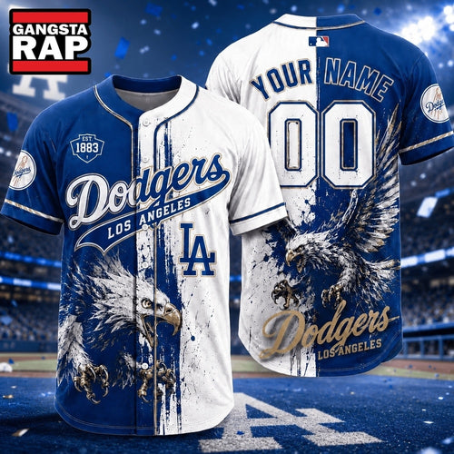 Los Angeles Dodgers 2026 MLB Eagle America Personalized Baseball Jersey