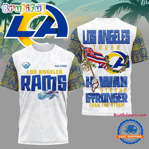 Los Angeles Rams 2026 NFL Hawaii Strong Limited Edition 3D Shirt