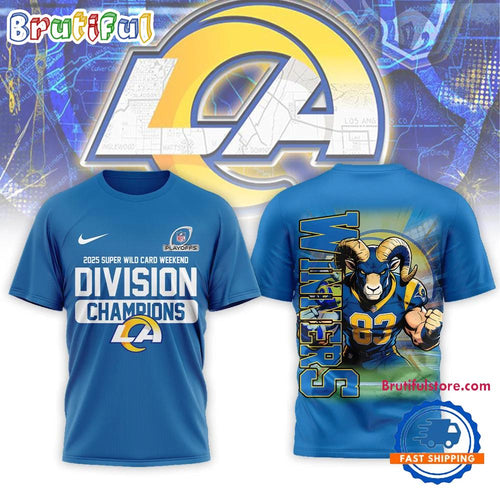 Los Angeles Rams 2026 NFL Wild Card Weekend Special New 3D Shirt