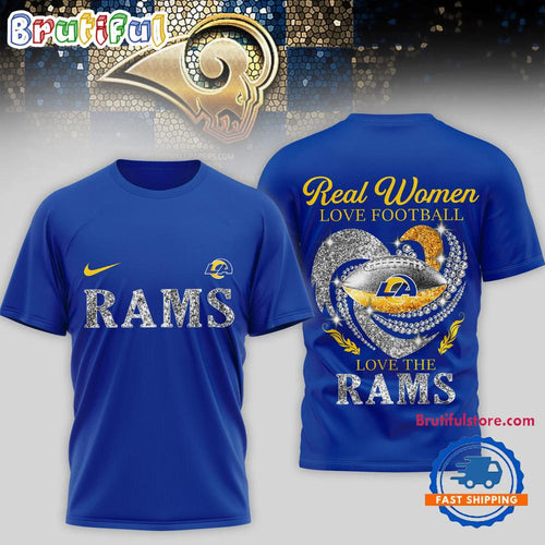 Los Angeles Rams NFL Real Women Love Football Limited Edition 3D Shirt