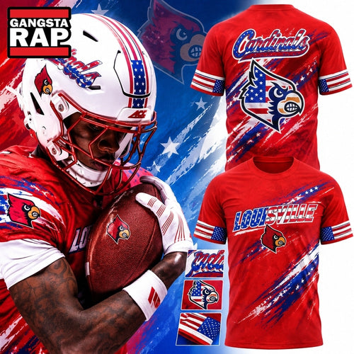 Louisville Cardinals x Salute to Service 2026 Red T Shirt