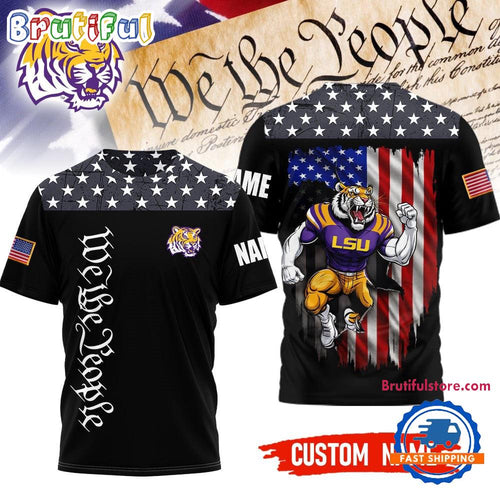 LSU Tigers 2025 NCAA We The People Limited Edition 3D Shirt