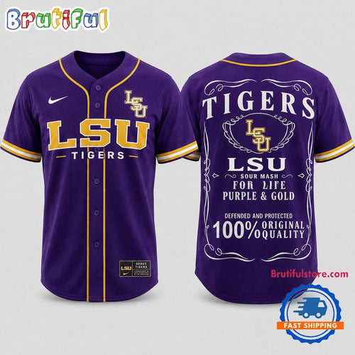 LSU Tigers 2026 NCAA For Life Fan Pride Baseball Jersey Shirt