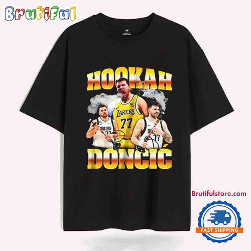 Luka Doncic Hookah Doncic Los Angeles Lakers T-Shirt