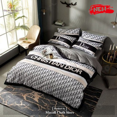 Luxury Christian Dior Brand Dior Bedding Sets Duvet Cover Bedroom Luxury Brand Bedding Bedroom
