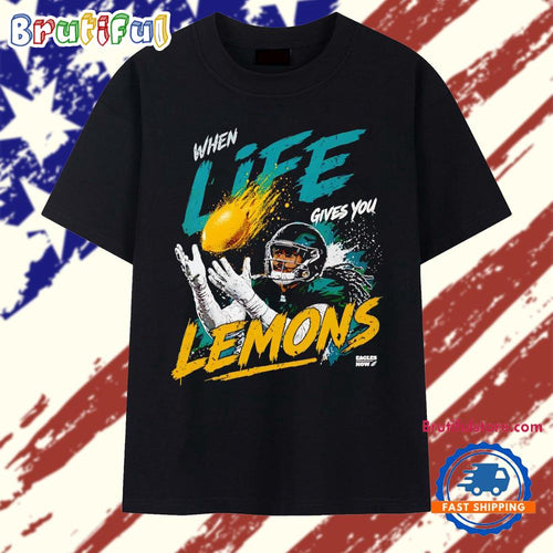 Makai Lemon Philadelphia Eagles NFL When Life Gives You Lemon graphic T Shirt