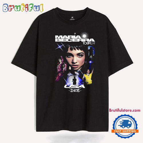 Maria Becerra Tour 2024 USA Vintage T Shirt