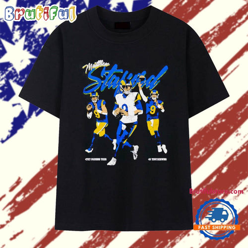 Matthew Stafford Los Angeles Rams MVP Quarterback Number 9 T Shirt