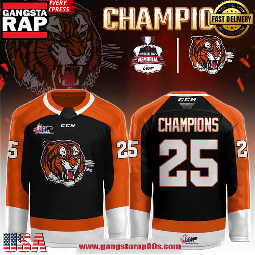 Medicine Hat Tigers Memorial Cup 2025 Special Custom Hockey Jersey