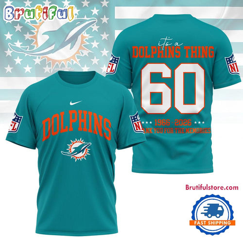 Miami Dolphins 2026 NFL Legacy Limited Edition 3D Shirt