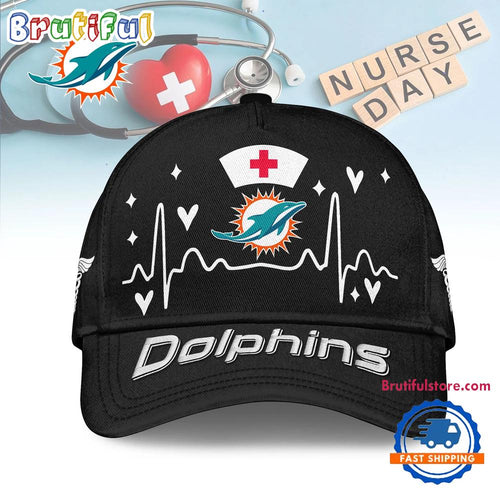 Miami Dolphins 2026 NFL Nurse Vibes Classic Cap