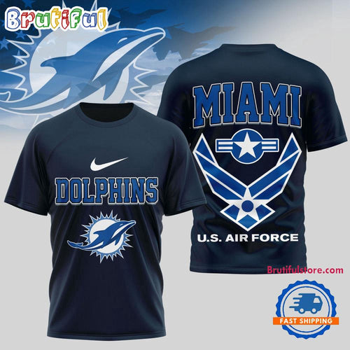 Miami Dolphins US Air Force Military Unisex 3D Shirt