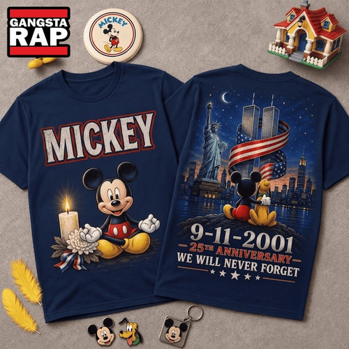 Mickey 911 Memorial 25th Anniversary 3D Shirt