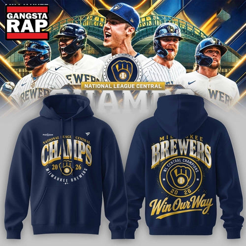 Milwaukee Brewers 2026 NL Central Champions Hoodie