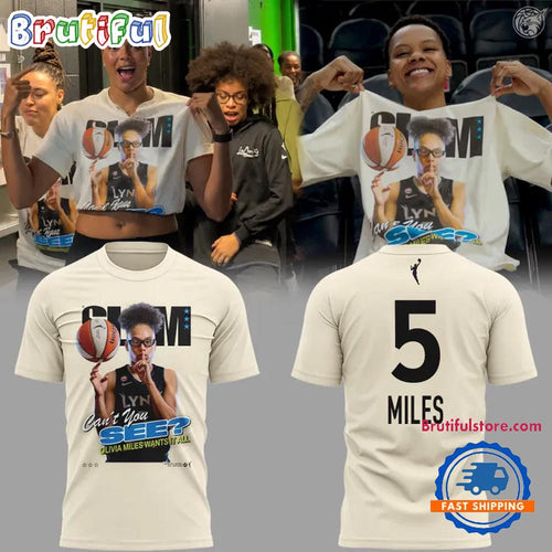Minnesota Lynx Olivia Miles Can’t You See 2026 T Shirt