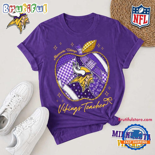 Minnesota Vikings NFL Football Teacher Limited Edition 3D Shirt