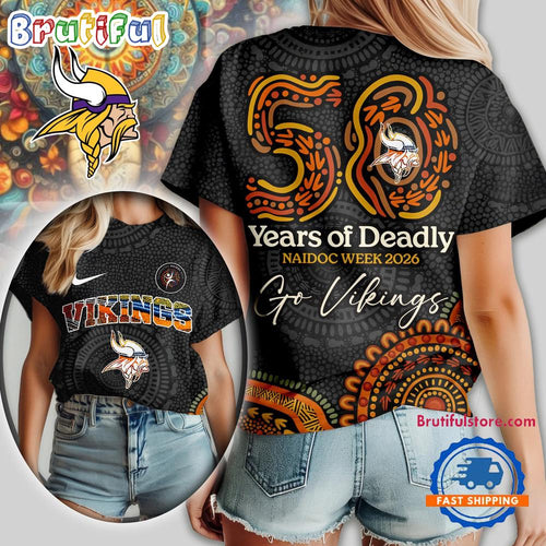 Minnesota Vikings NFL Naidoc Week 2026 Unisex T Shirt