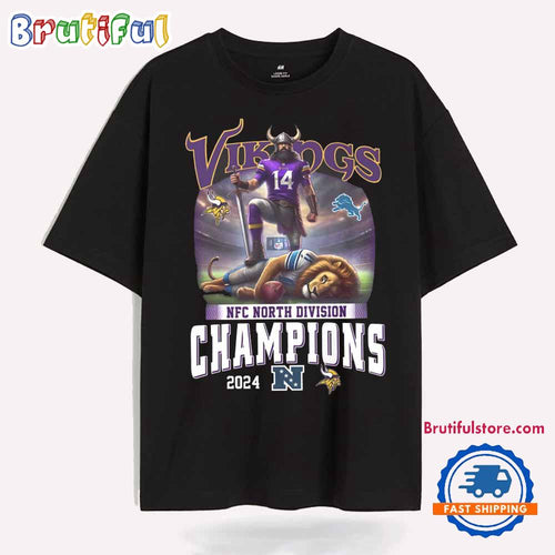 Minnesota Vikings NFL North Division Champions 2024 T Shirt