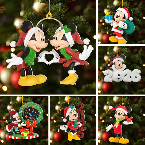 6PCS Mickey Mouse x Disney Custom Shape 2-Side Printed Acrylic Ornament โ NGHIAVT5900